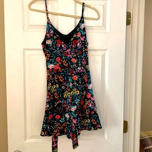 Express Floral dress skort